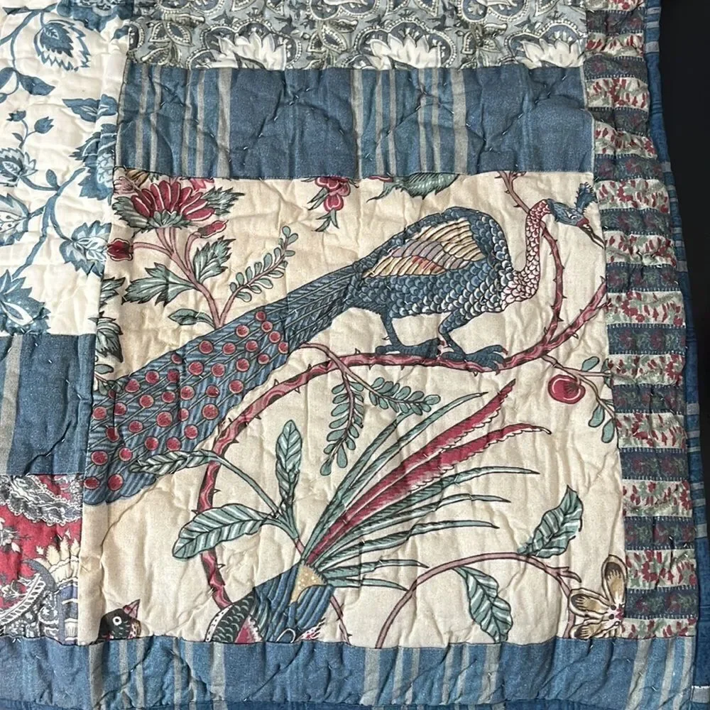 Pottery Barn Florrella Patchwork Quilted sham